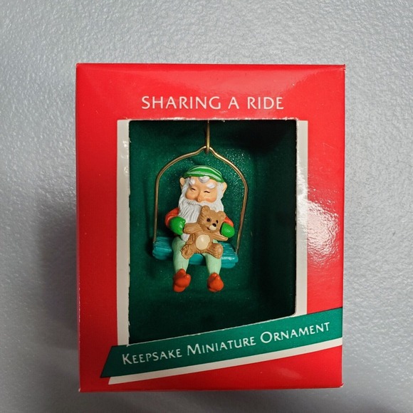 Lot of 6 Hallmark Christmas Ornament Load of Cheer, Santa's Roadster Sharing.... - Picture 9 of 15